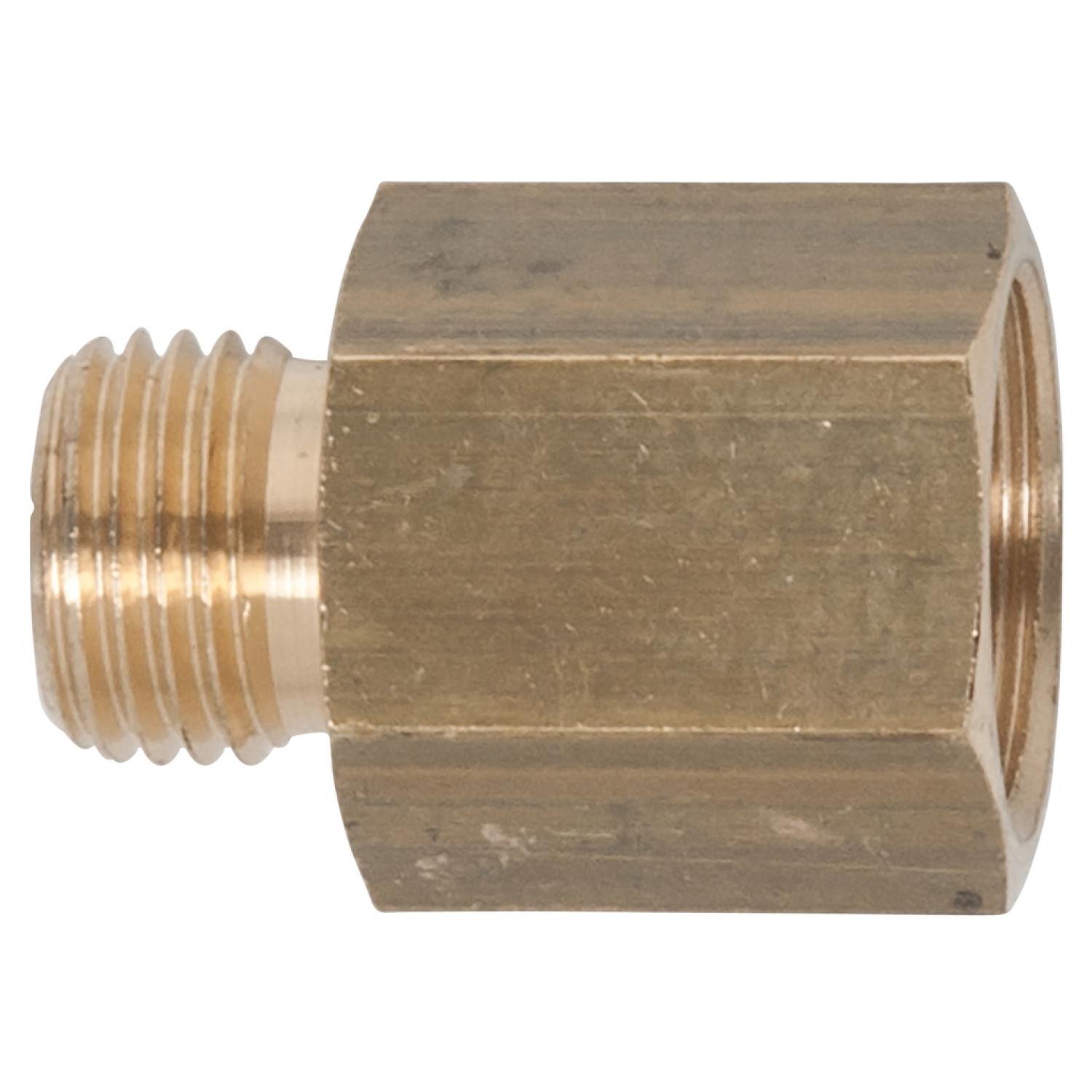 Латунный переходный ниппель, G1/4''AG х G3/8''IG