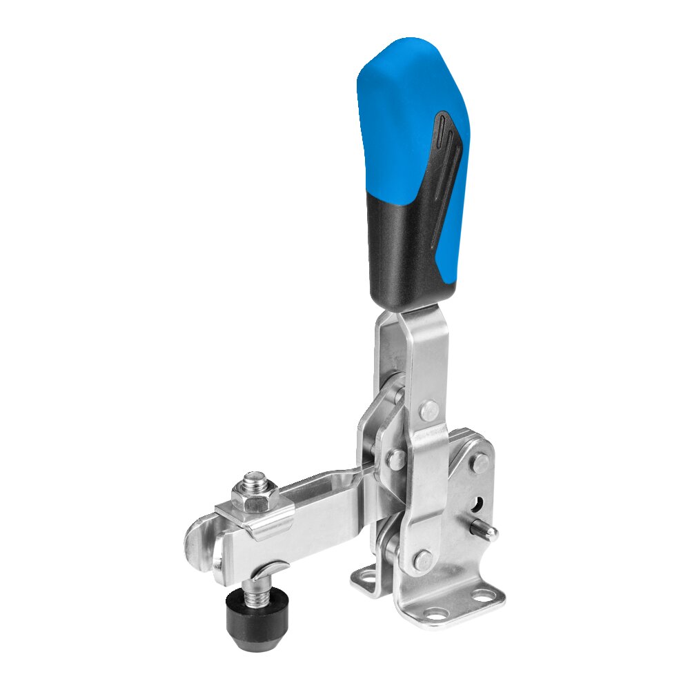 Вертикальный шарнирный зажим с синей ручкой АМF 557755