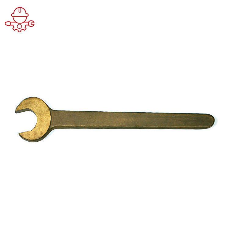 картинка Ключ рожковый односторонний искробезопасный 11 мм, серия 002 MetalMinotti 002-0011 от магазина "Элит-инструмент"
