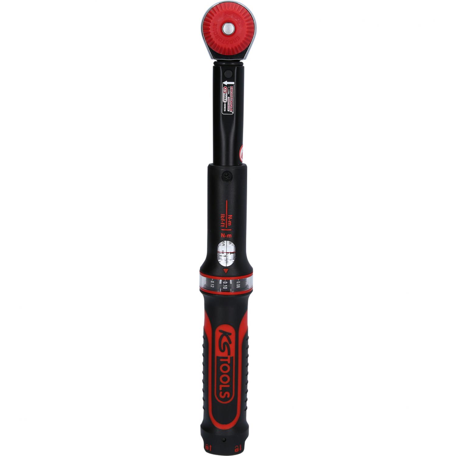 картинка Динамометрический ключ ERGOTORQUE®precision 1/4'' с трещоткой и поворотной ручкой, 1-5 Нм KSTools-516.1402 от магазина "Элит-инструмент"