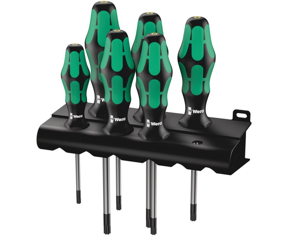 Набор отверток Wera Kraftform Plus 367/6 TORX HF WE-028059 с фиксирующей функцией