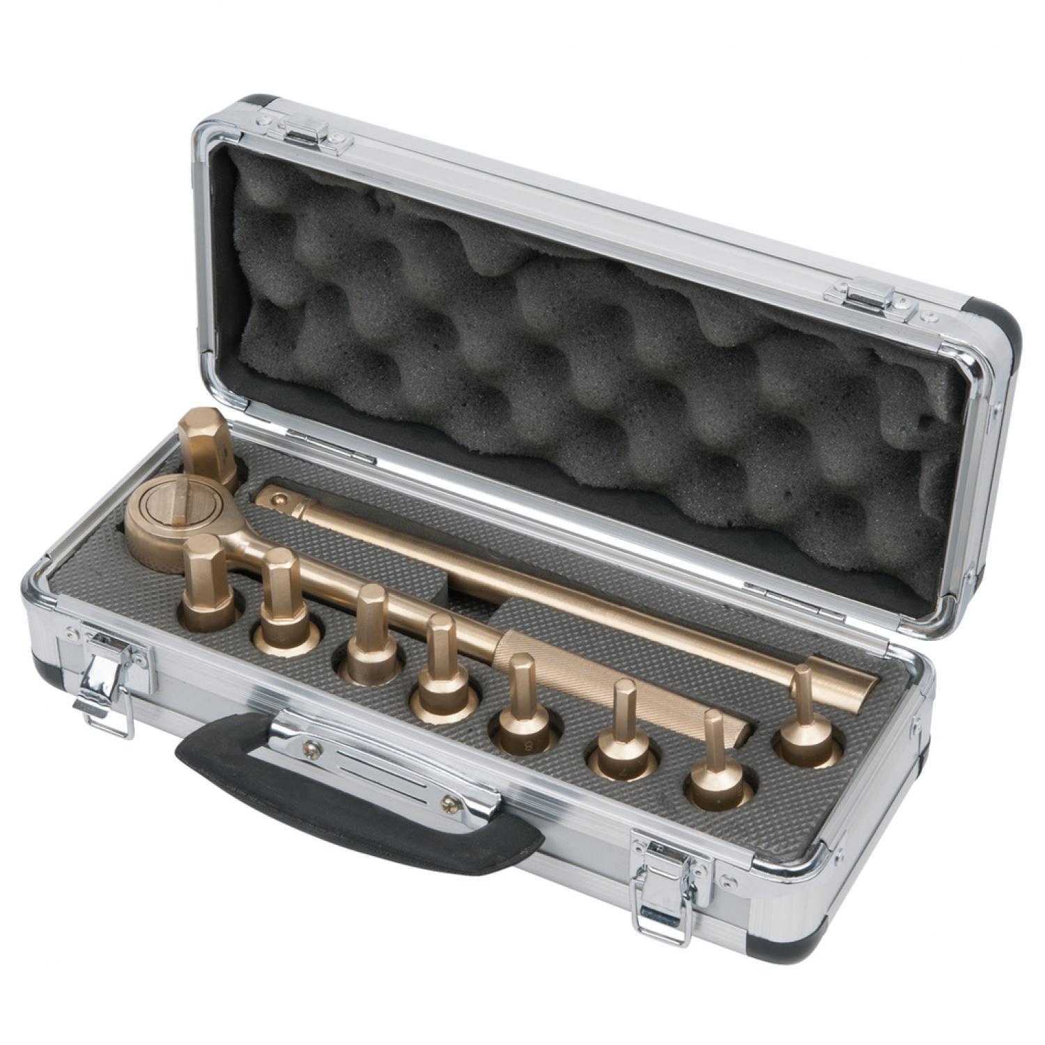 картинка Комплекты торцовых головок с битами BRONZEplus 1/2", 11 шт от магазина "Элит-инструмент"