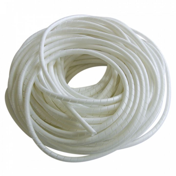 картинка Бандаж для кабеля спиральный, белый 4-25 мм от магазина "Элит-инструмент"