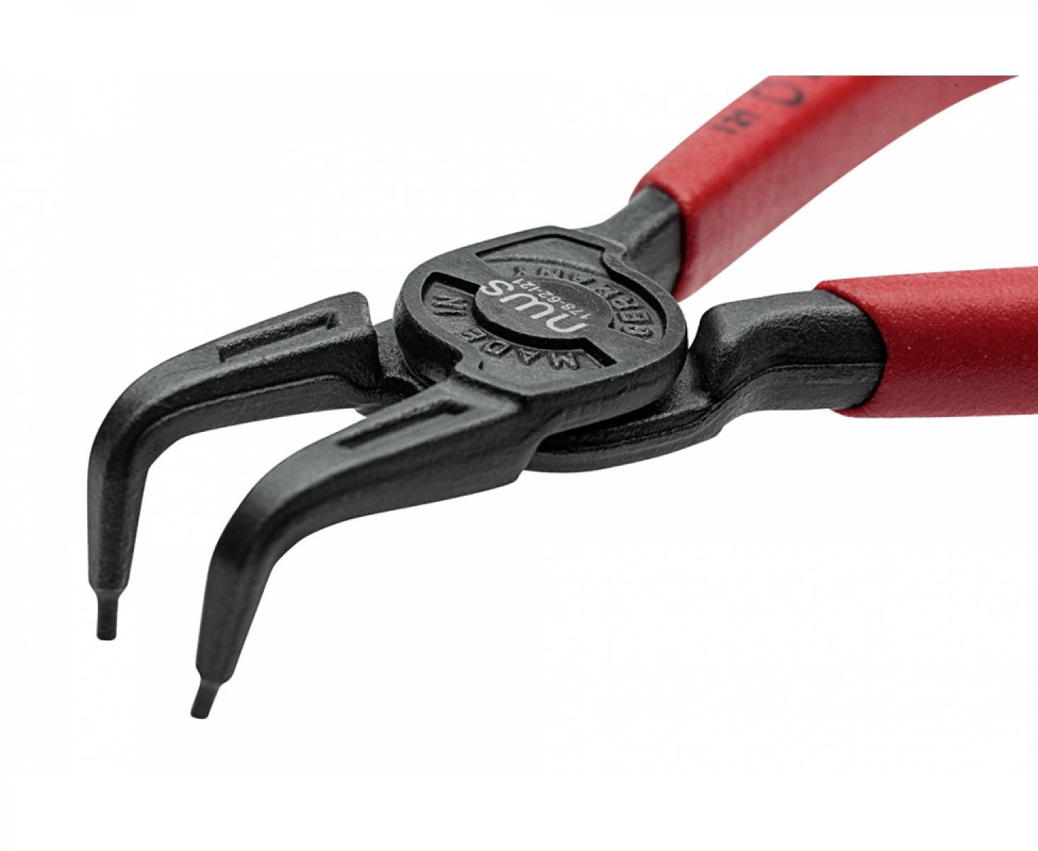 картинка Съемник для внутренних стопорных колец 40-100 мм NWS 178-62-I31 с изогнутыми на 90° губками от магазина "Элит-инструмент"