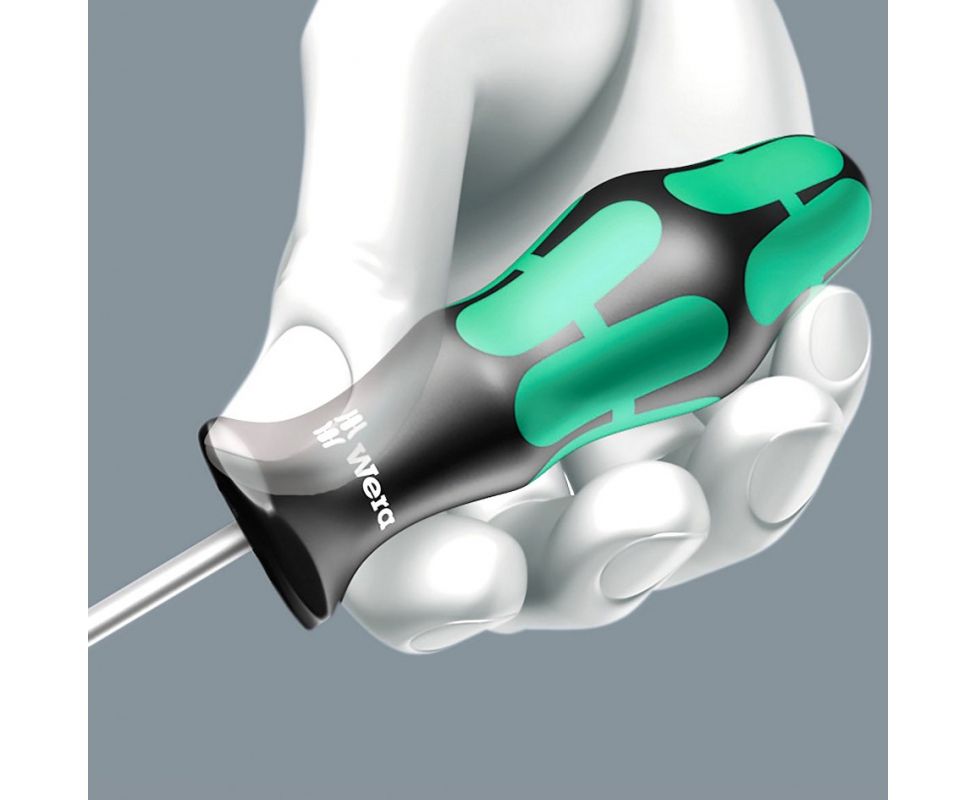 картинка Отвертка Wera Kraftform 335SB WE-100043 0.8 x 4.0 x 100 шлицевая от магазина "Элит-инструмент"