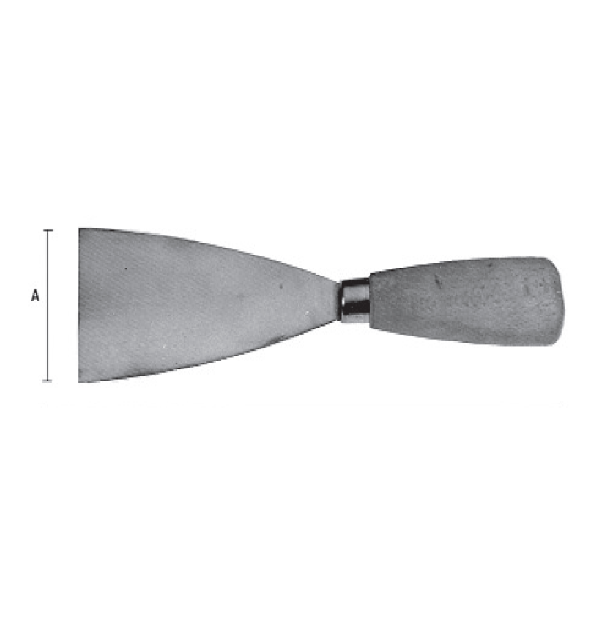 картинка Шпатель с гибким лезвием искробезопасный 40 мм, серия 071 MetalMinotti 071-0040 от магазина "Элит-инструмент"