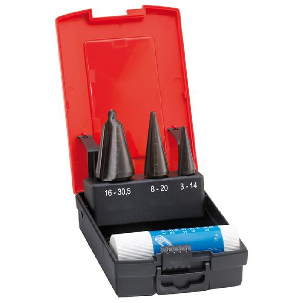 Набор сверл для зачистки листового металла HSS 3-30,5 мм FORMAT 1306 0100 Fplus