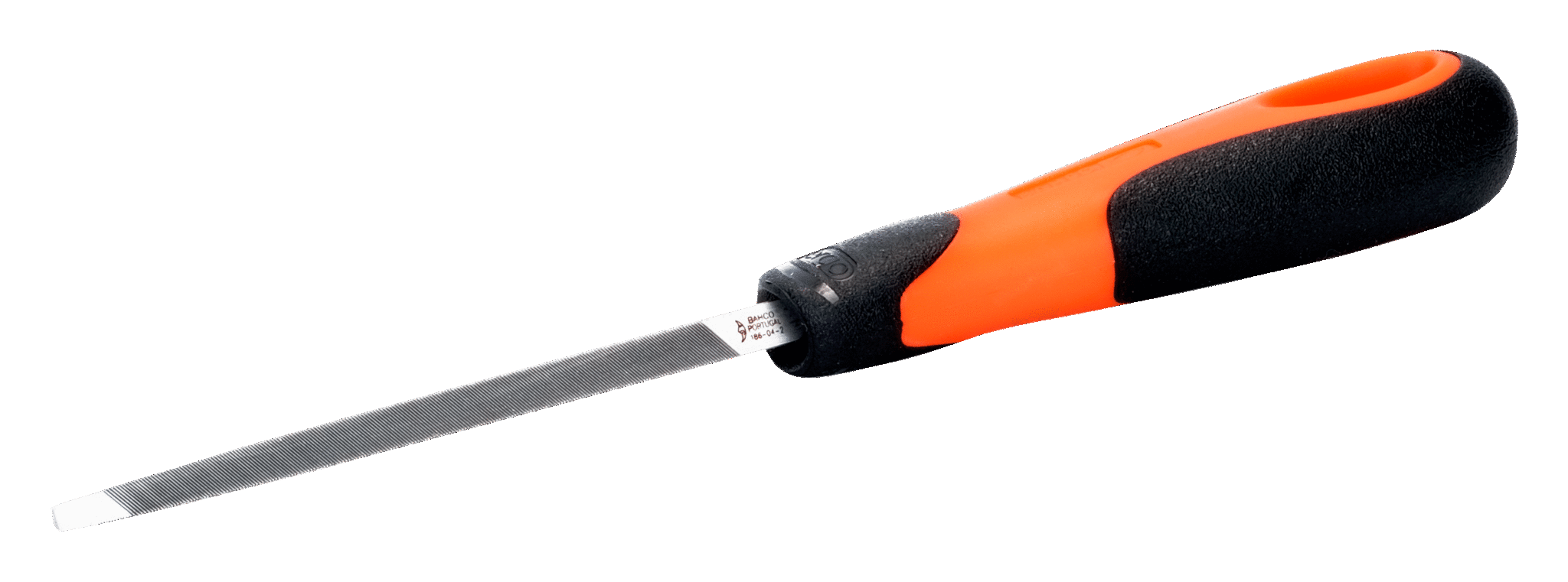 Напильник заостренный тонкий, индивидуальная упаковка, с рукояткой ERGO™ BAHCO 4-186-06-2-2