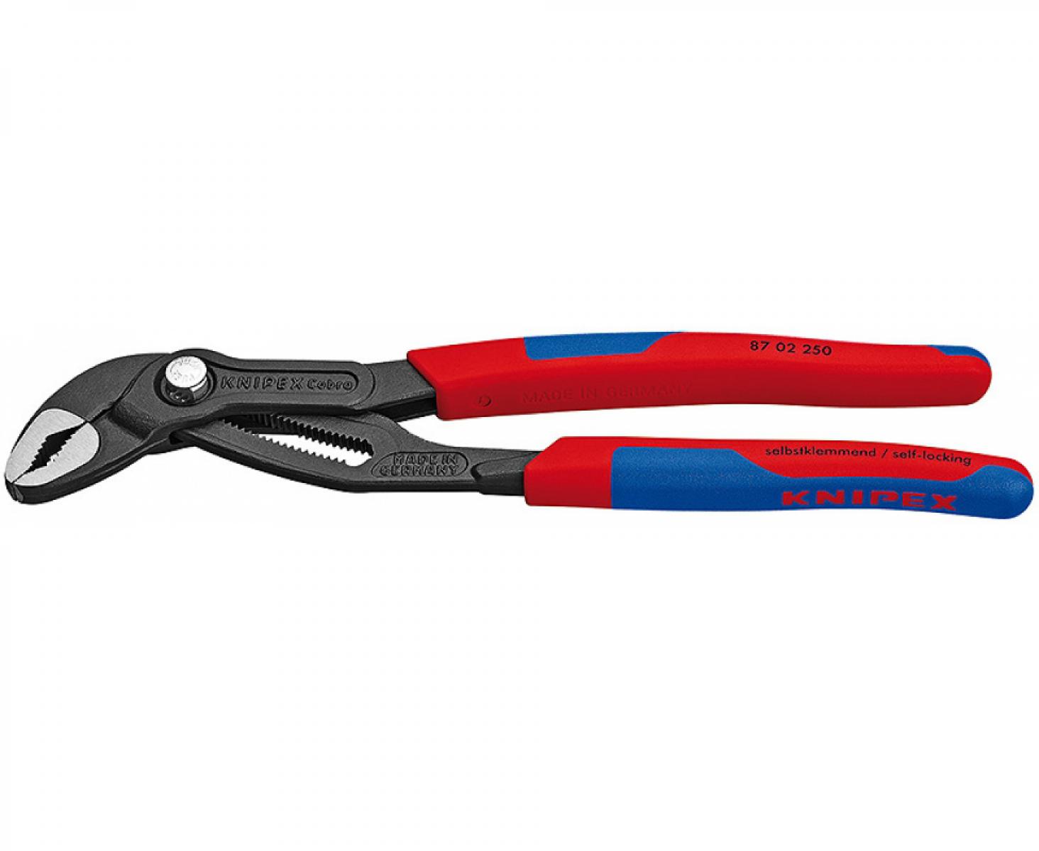 картинка KNIPEX Cobra высокотехнологичные сантехнические клещи KN-8702250 от магазина "Элит-инструмент"