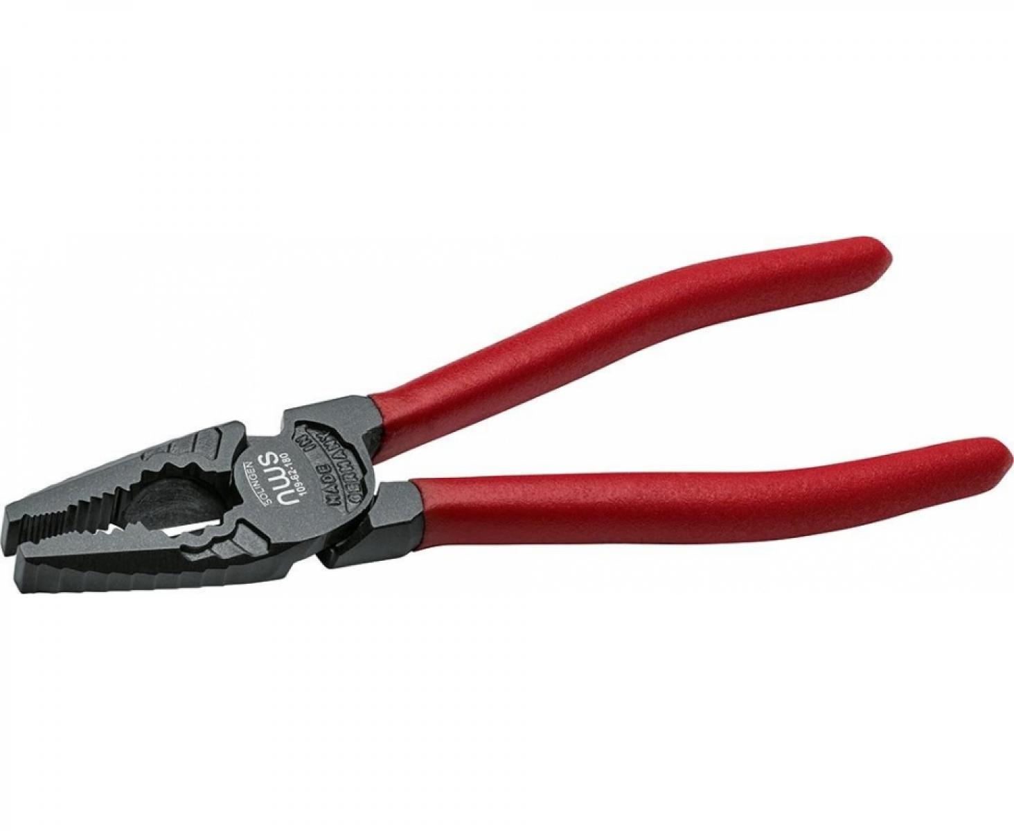 картинка Пассатижи комбинированные силовые CombiMax 180 мм NWS 109-62-180 с покрытием TitanFinish и обливными рукоятками от магазина "Элит-инструмент"