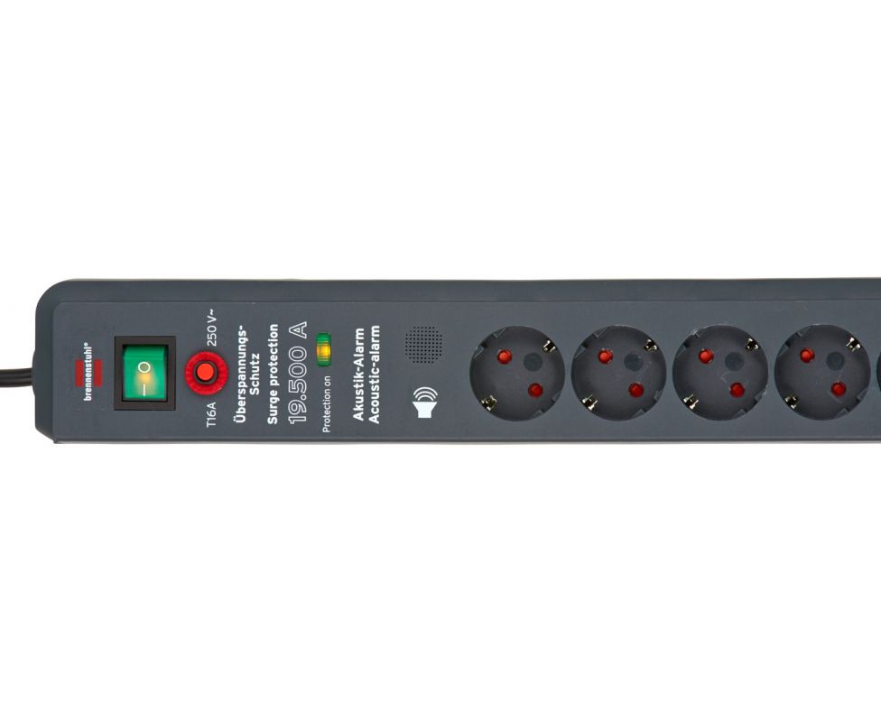 картинка Сетевой фильтр 3 м 19,500 А Brennenstuhl Secure-Tec H05VV-F 3G1,5 1159540376 от магазина "Элит-инструмент"