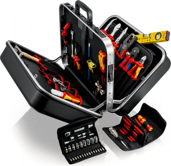 картинка Набор инструментов Knipex BIG Twin 00 21 42 KN-002142 63 предмета: Черный от магазина "Элит-инструмент"