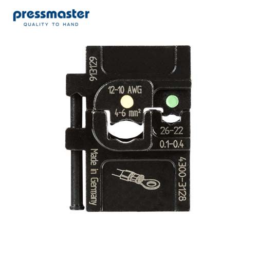 картинка PM-4300-3128 Матрица для опрессовки изолированных наконечников: 0.1-0.4 мм2 и 4-6 мм2 от магазина "Элит-инструмент"