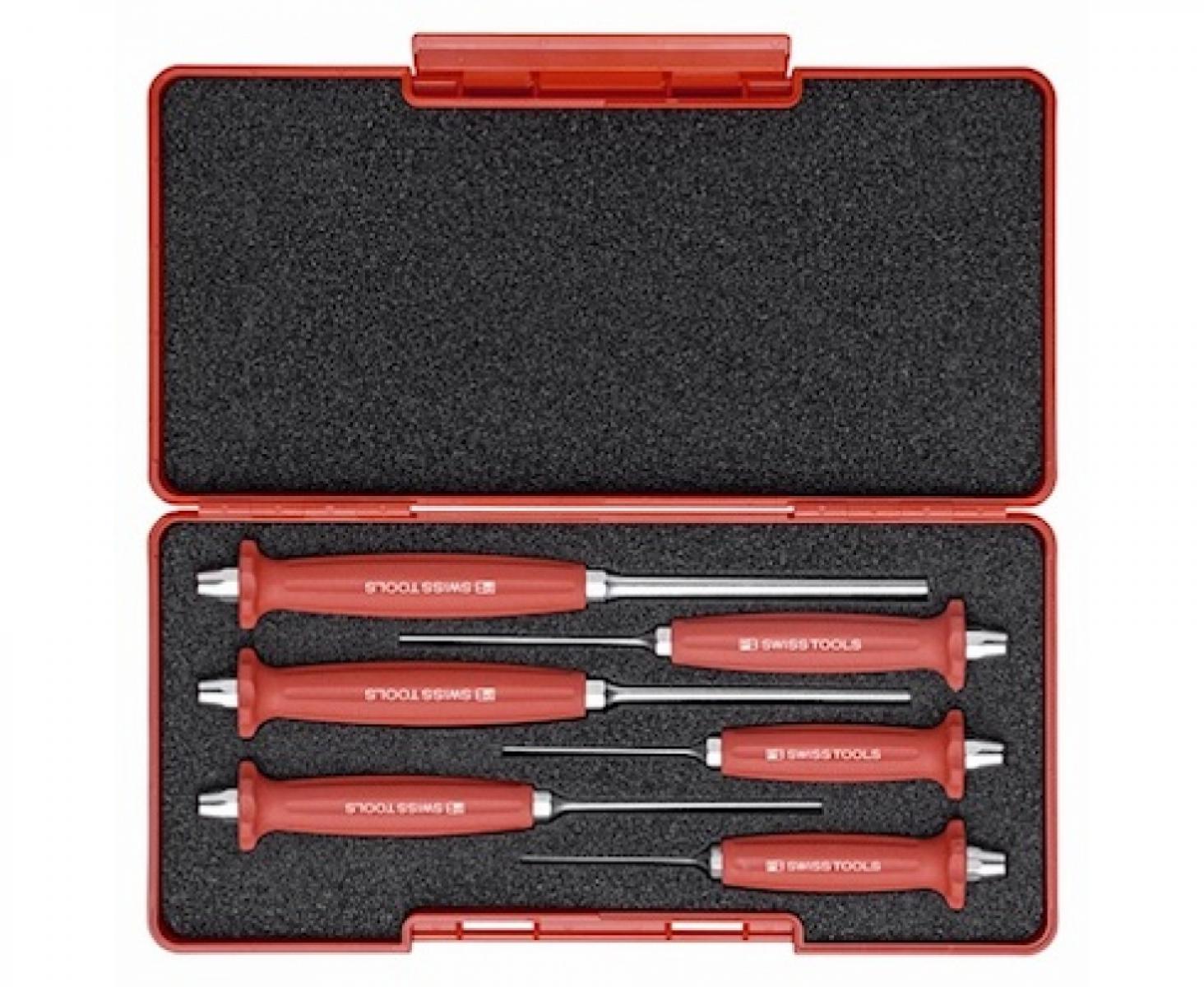 Набор цилиндрических пробойников с рукояткой Multicraft PB Swiss Tools PB 758.SET