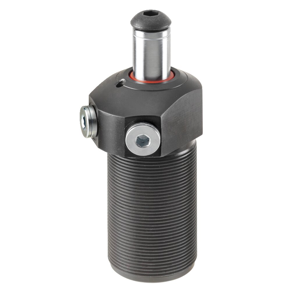 Двухтактный цилиндр с резьбовым фланцевым креплением и направляющим штоком поршня АМF 66795