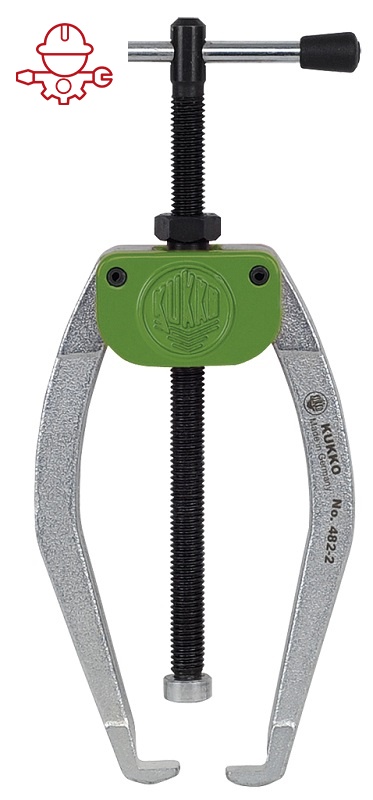 картинка Универсальный двухзахватный съёмник с технологией Autogrip Kukko 482-2 от магазина "Элит-инструмент"
