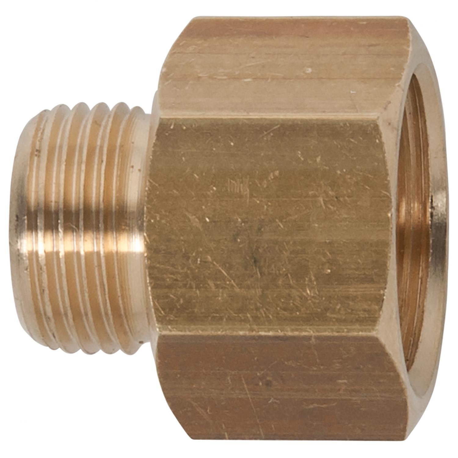 Латунный уменьшающий ниппель, G3/8''AGхG1/2''IG