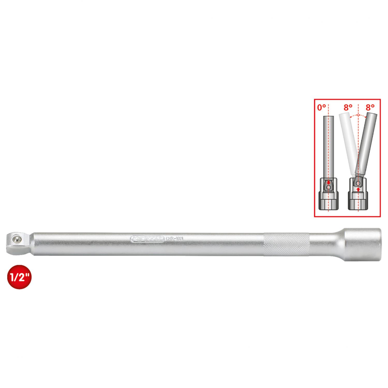 Откидной удлинитель 1/2", 180 мм
