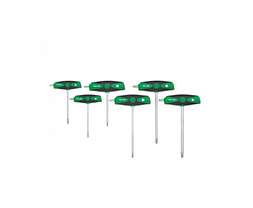 картинка Набор штифтовых ключей TORX Wiha ComfortGrip 364DS K6 26248, 6 предметов от магазина "Элит-инструмент"