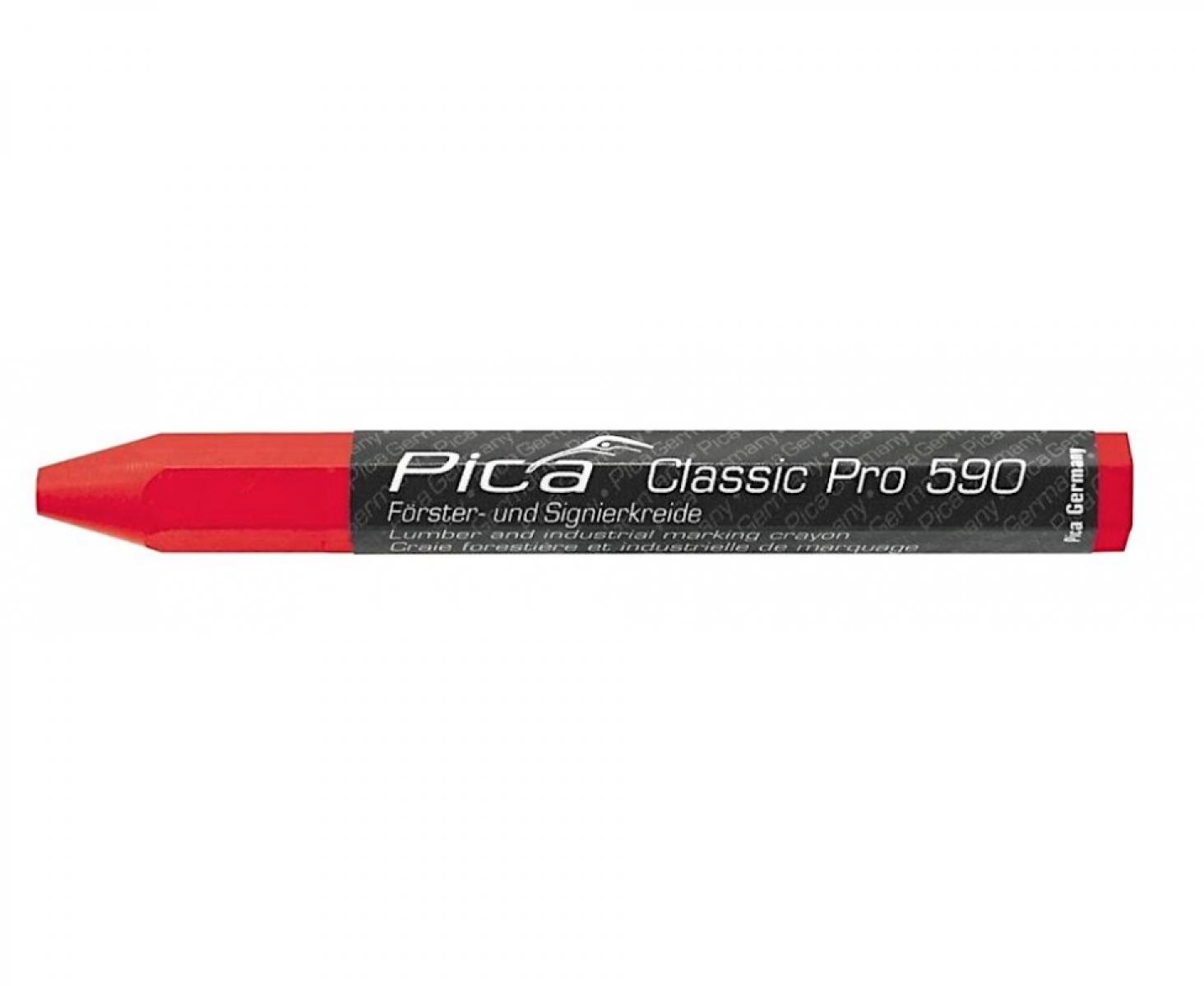 картинка Мелок восковой красный Classic Pro Pica 590/40 от магазина "Элит-инструмент"