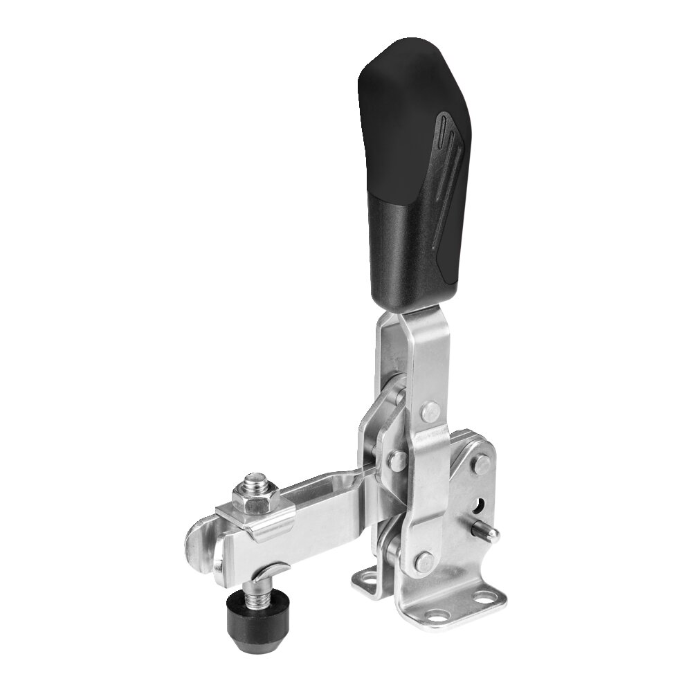 Вертикальный шарнирный зажим с черной ручкой АМF 558166