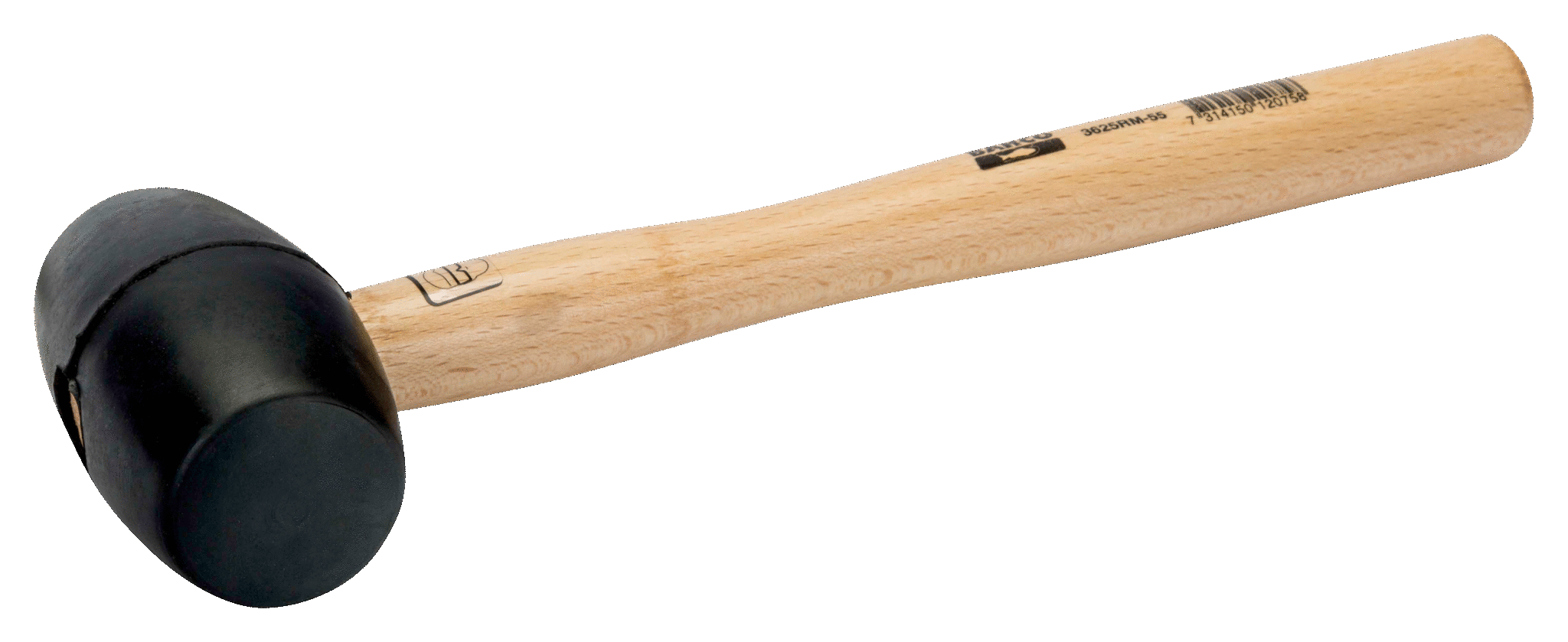картинка Резиновая киянка, деревянная рукоятка BAHCO 3625RM-55 от магазина "Элит-инструмент"