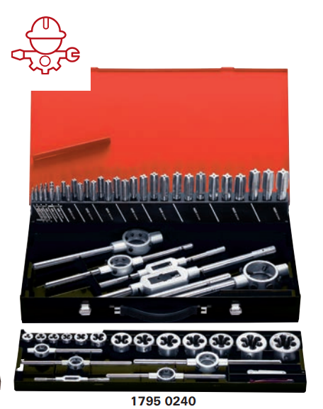 картинка Набор инструментов для нарезания резьбы 36 пред. M3-M24 Format 1795 0240 Fplus от магазина "Элит-инструмент"