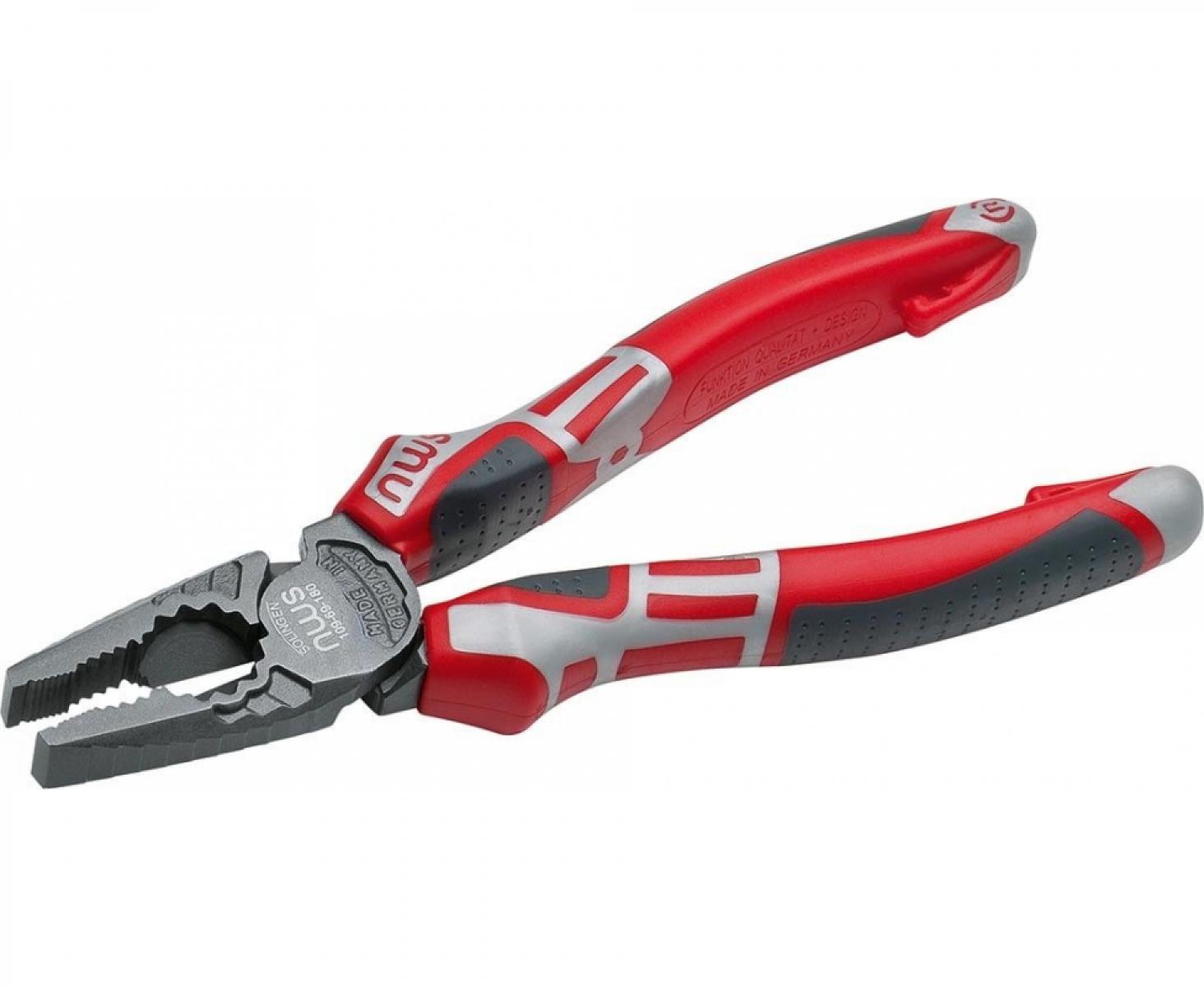 картинка Пассатижи комбинированные силовые CombiMax 165 мм NWS 109-69-165 с покрытием TitanFinish и рукоятками SoftGripp от магазина "Элит-инструмент"