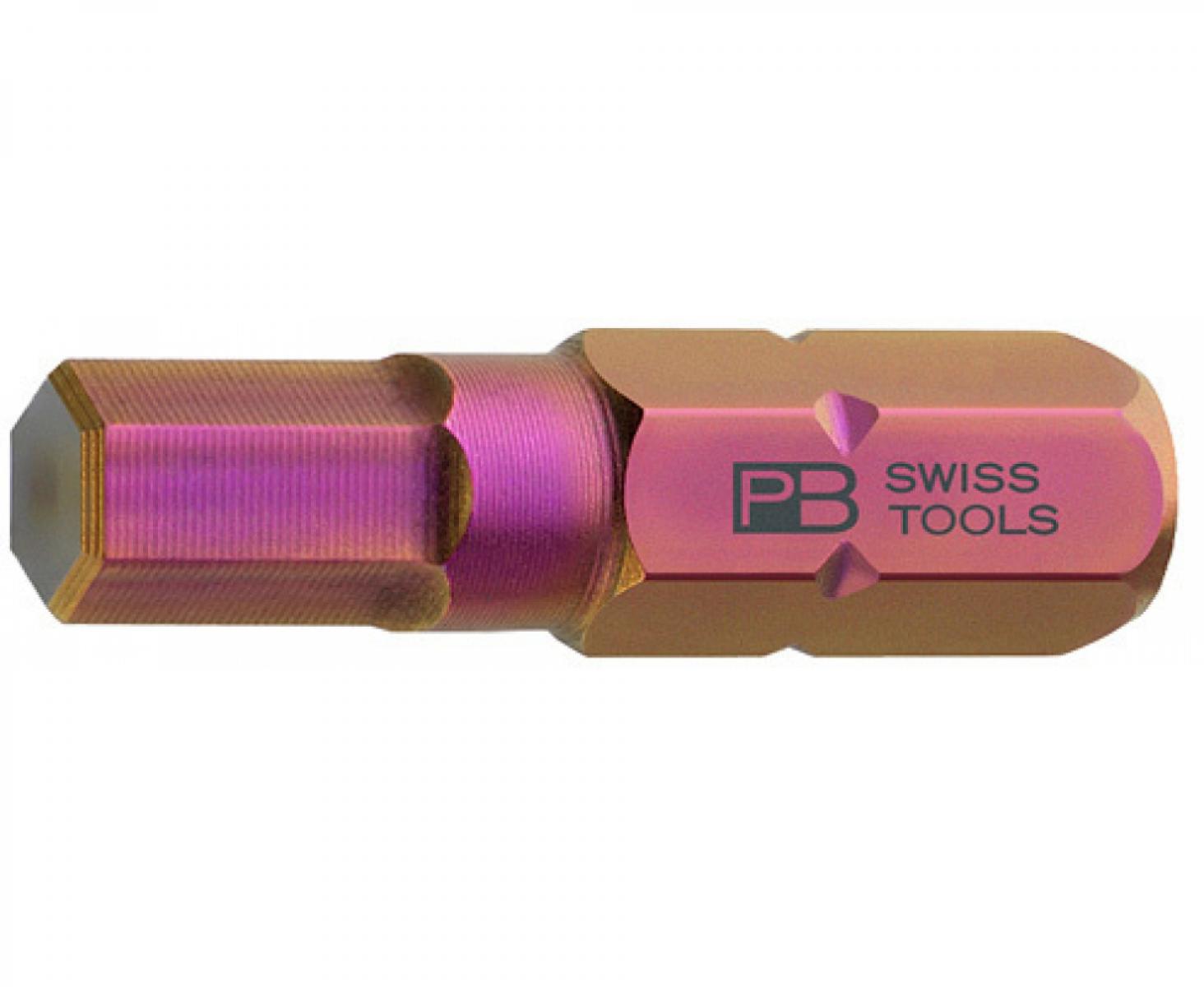 Бита HEX PrecisionBits C6,3 с внешним шестигранником 1/4 PB Swiss Tools PB C6.210/1,27 M1,27