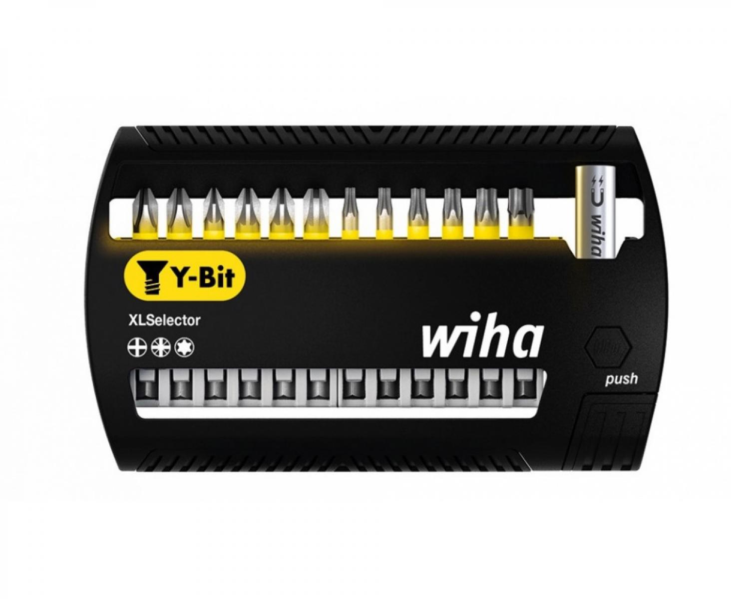 картинка Набор с битами Y-Bit PH PZ TX Wiha XLSelector SB 7948-Y950 41834, 13 предметов от магазина "Элит-инструмент"