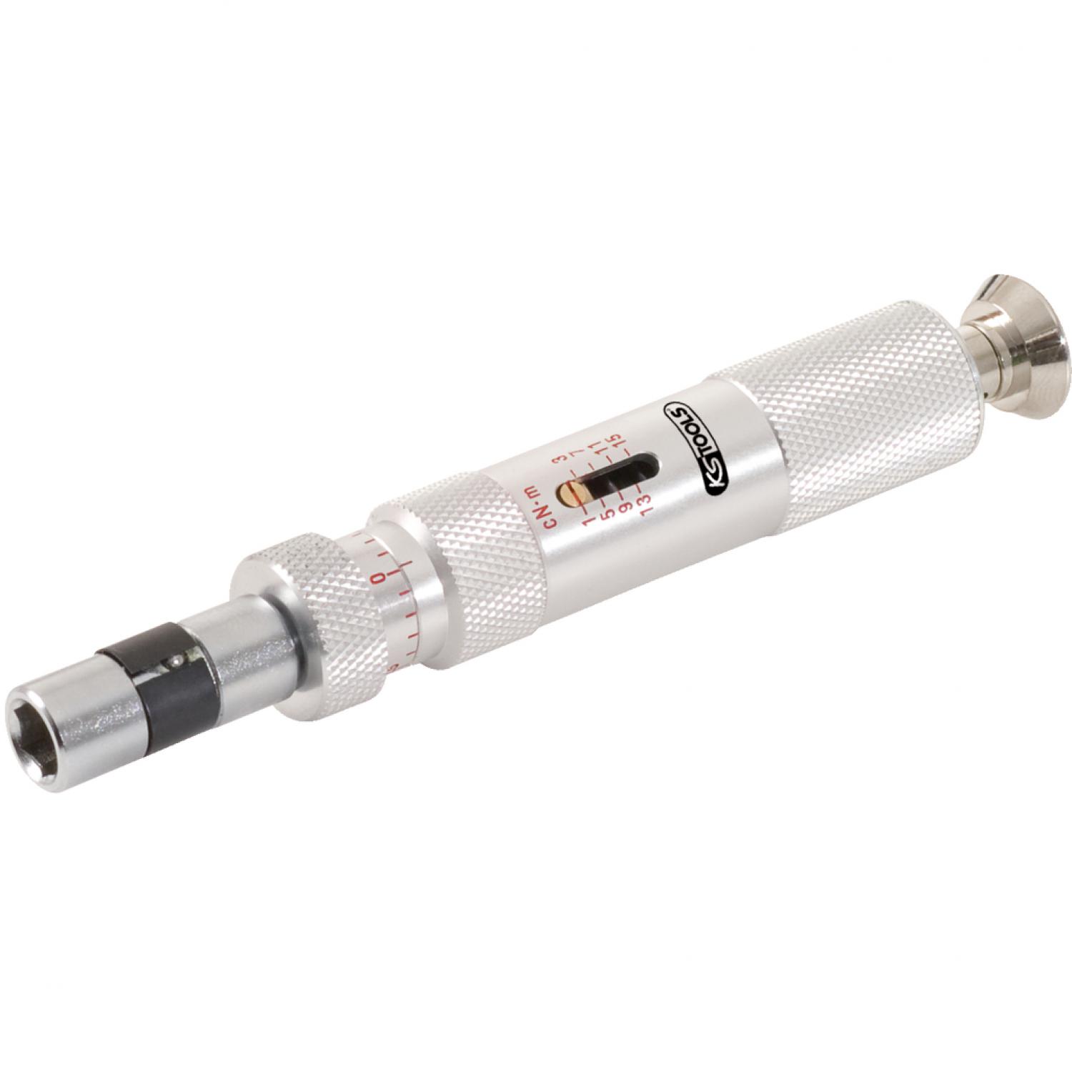 Динамометрическая отвертка ESD 1/4" с микрометрической шкалой, 1-15 cНм