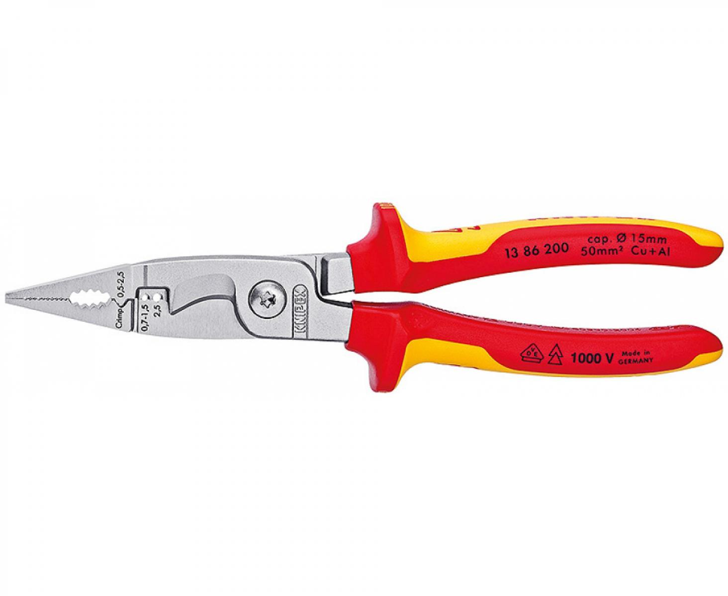 Электромонтажные клещи VDE Knipex KN-1386200