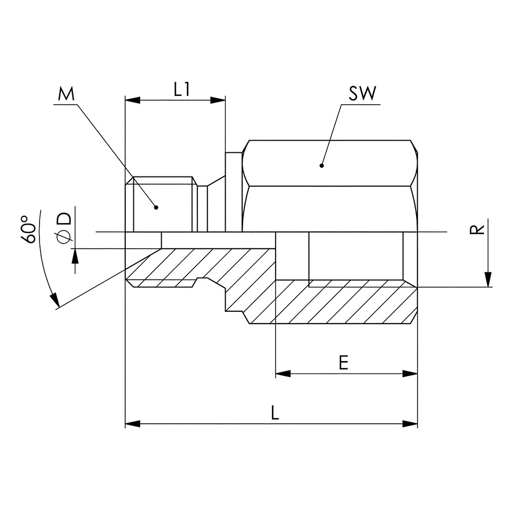 картинка Адаптер АМF 160093 от магазина "Элит-инструмент"