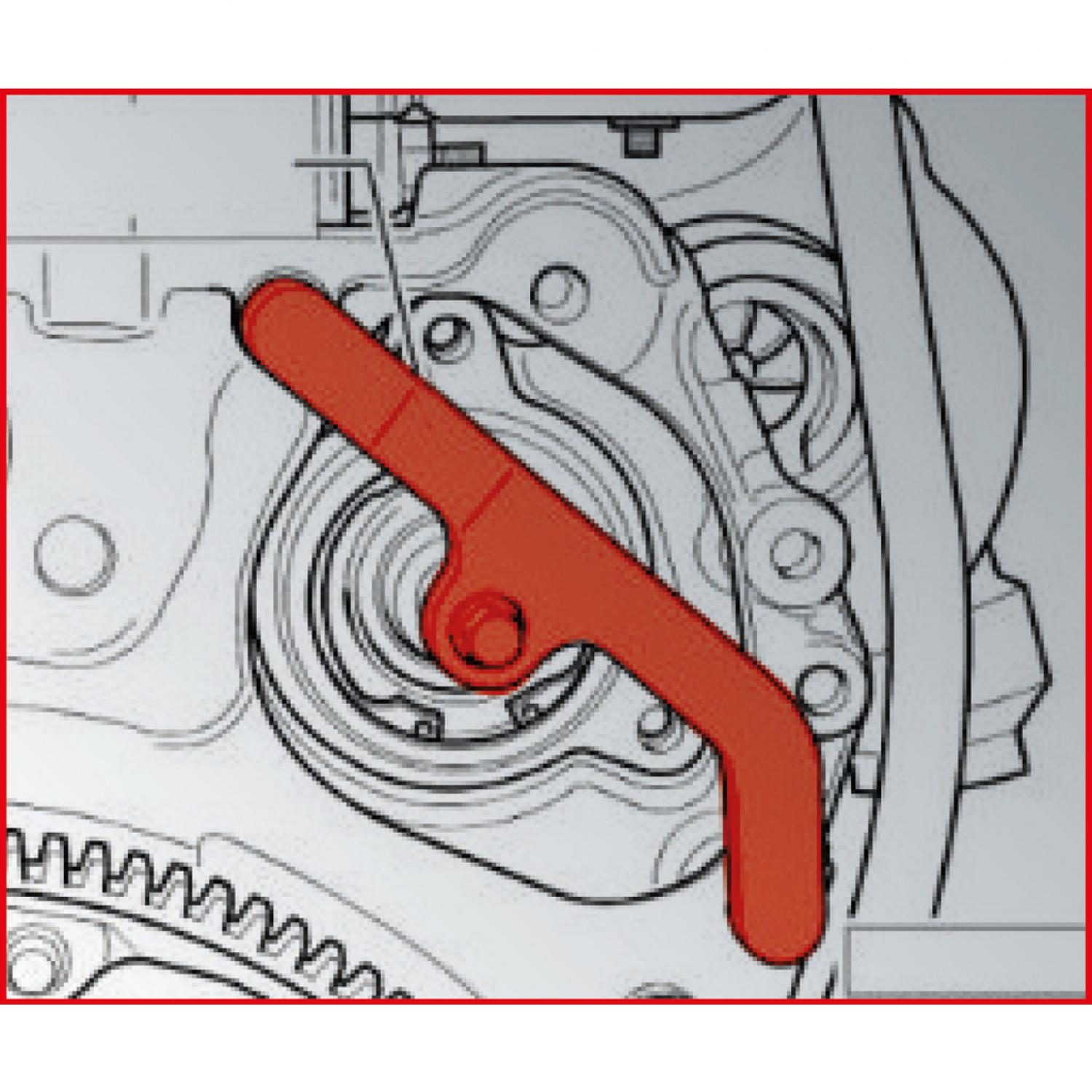 картинка Комплект инструментов для демонтажа водяного насоса VW, 3 шт от магазина "Элит-инструмент"