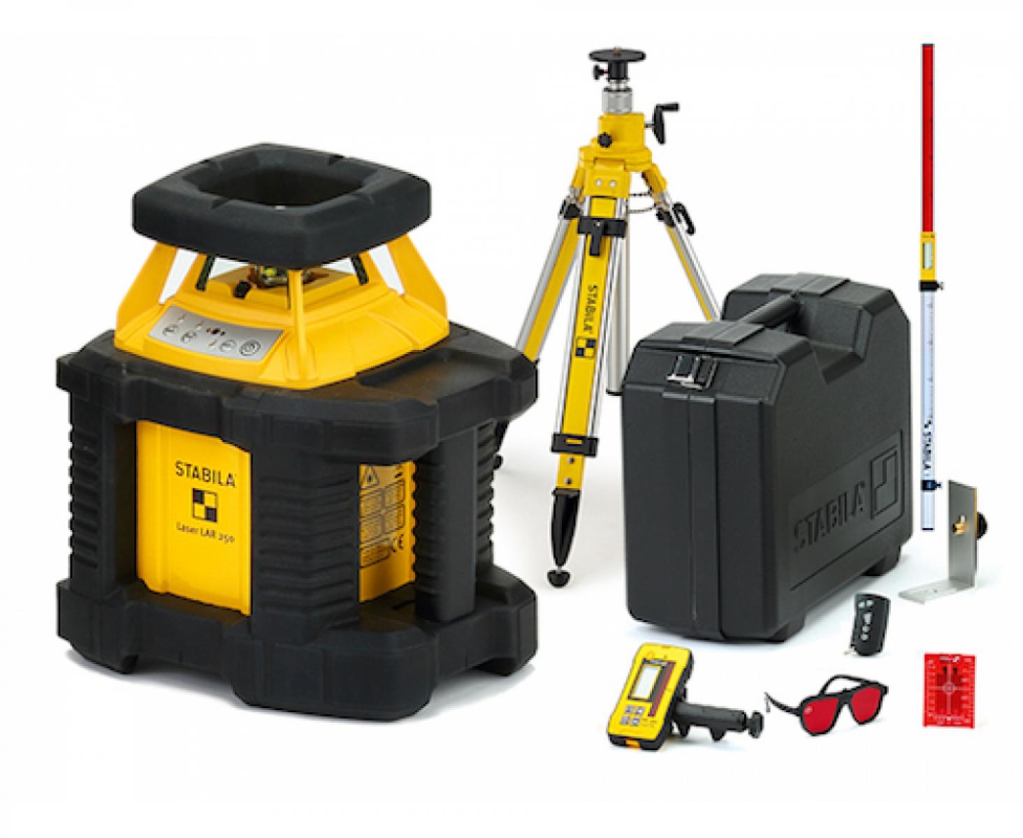 картинка Нивелир лазерный ротационный LAR 250 Complete Set Stabila 17203 от магазина "Элит-инструмент"