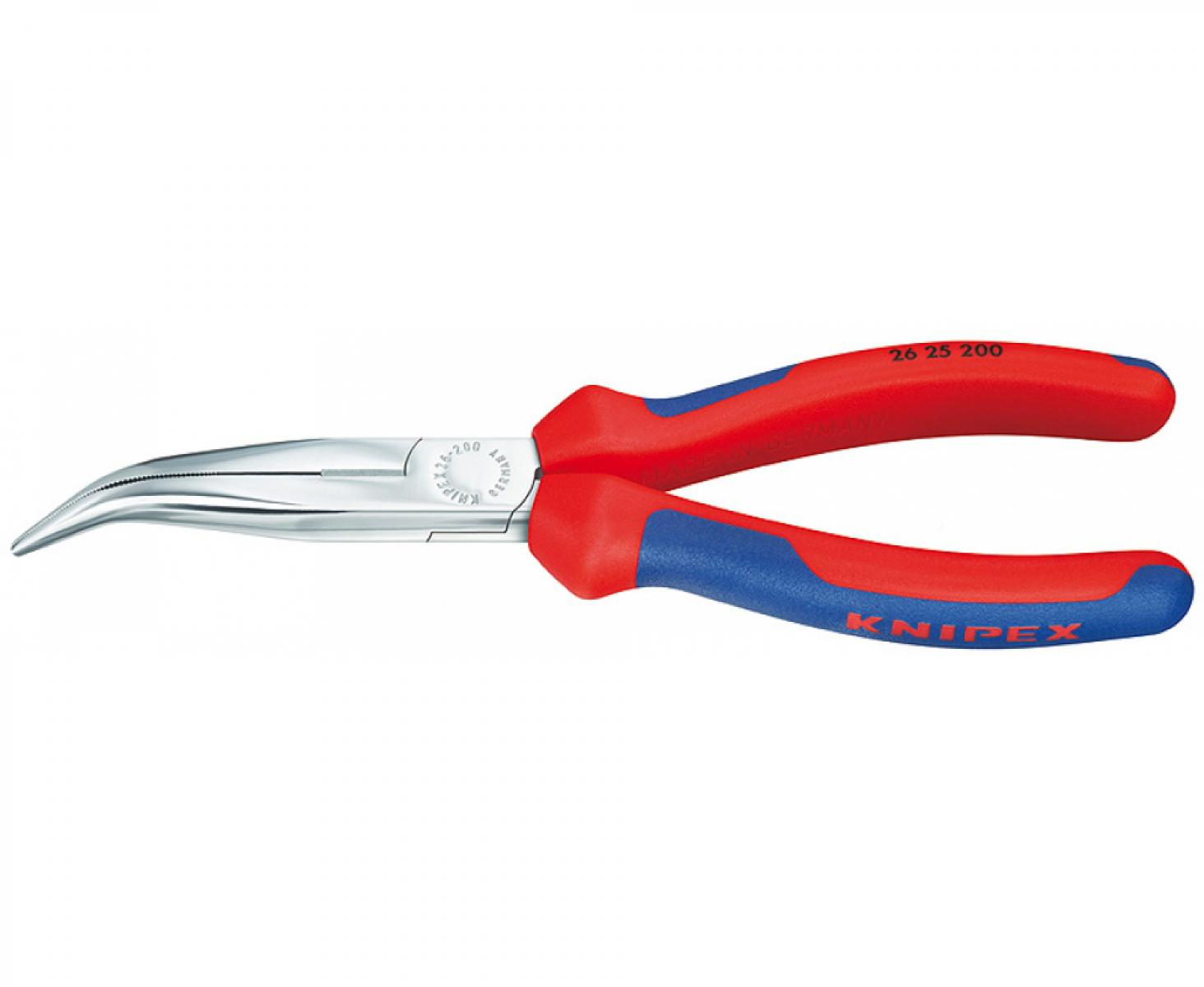 картинка Круглогубцы с заостренными концами, с режущей кромкой Knipex KN-2625200 от магазина "Элит-инструмент"
