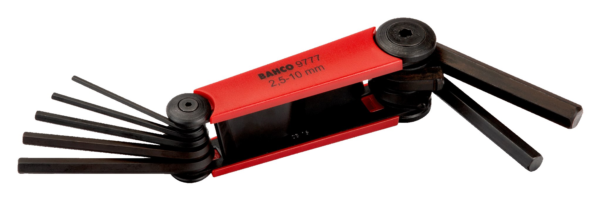 картинка Набор оксидированных шестигранников метрических размеров BAHCO BE-9777 от магазина "Элит-инструмент"