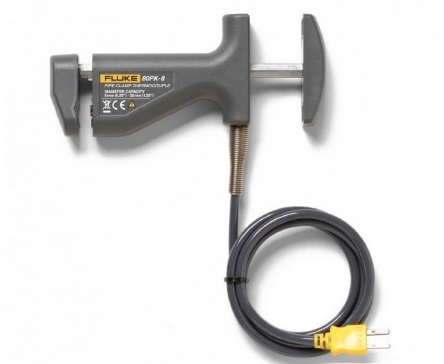картинка Датчик температуры типа К с хомутом для труб Fluke 80PK-8 200360 от магазина "Элит-инструмент"