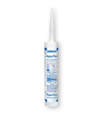 Aqua-Flex (310мл) Специальный клей-герметик для мокрых и влажных поверхностей. Белый. (wcn13700310)