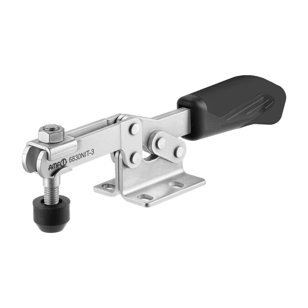 Горизонтальный шарнирный зажим с черной ручкой АМF 558174