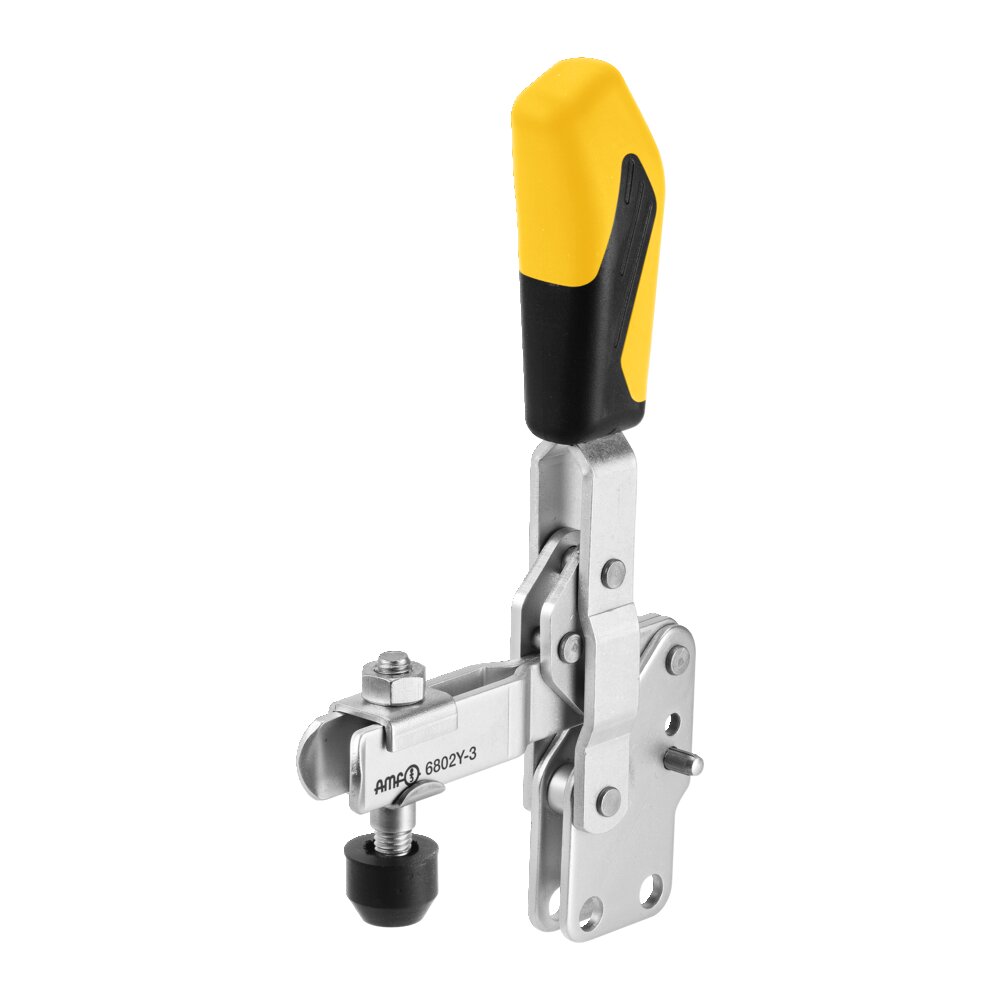 Вертикальный шарнирный зажим с желтой ручкой АМF 557020