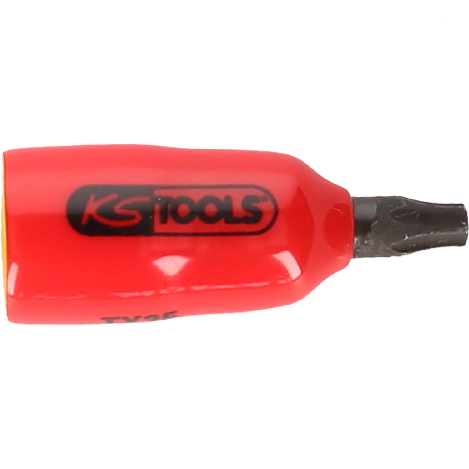 Торцевая головка изолированная 1/4" с битой для  шлицев типа Torx, Т30