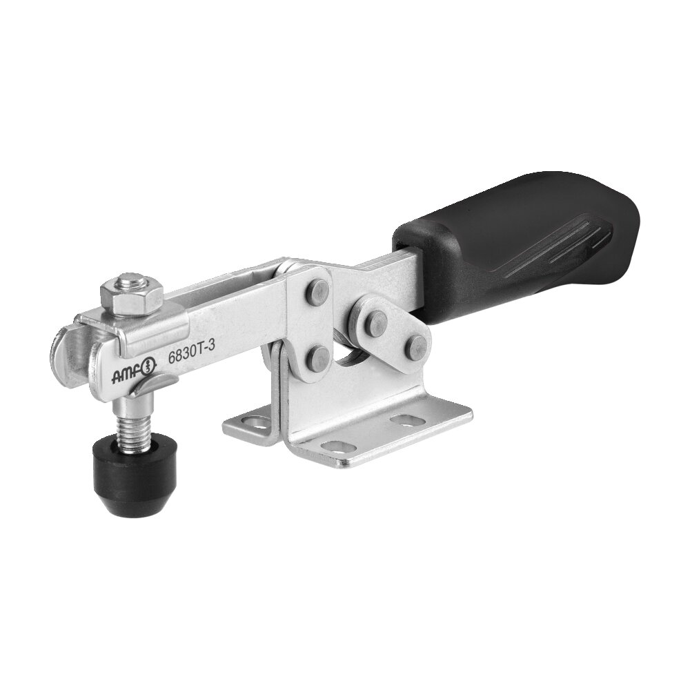 Горизонтальный шарнирный зажим с черной ручкой АМF 557991