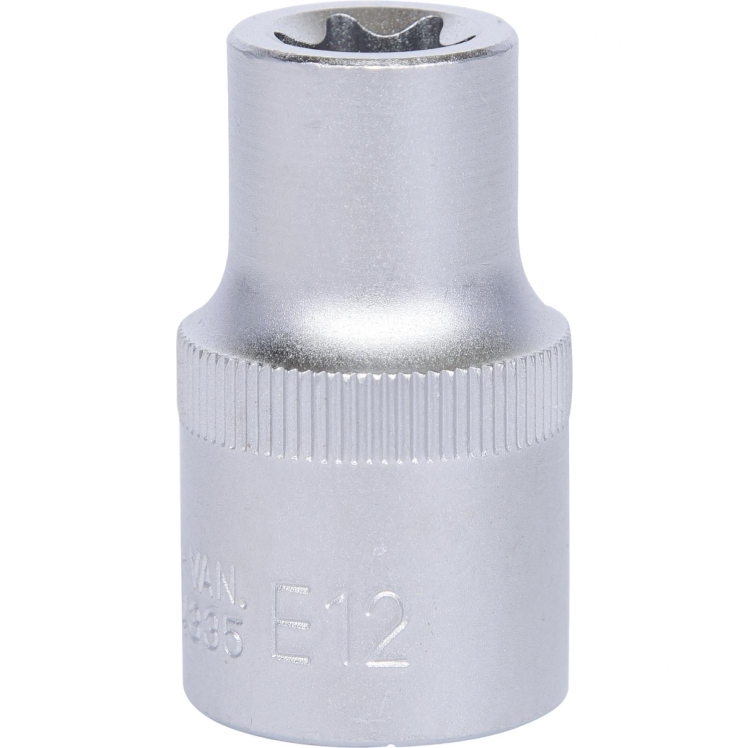 картинка Торцовая головка с внешним профилем Torx 1/2'', E12 от магазина "Элит-инструмент"