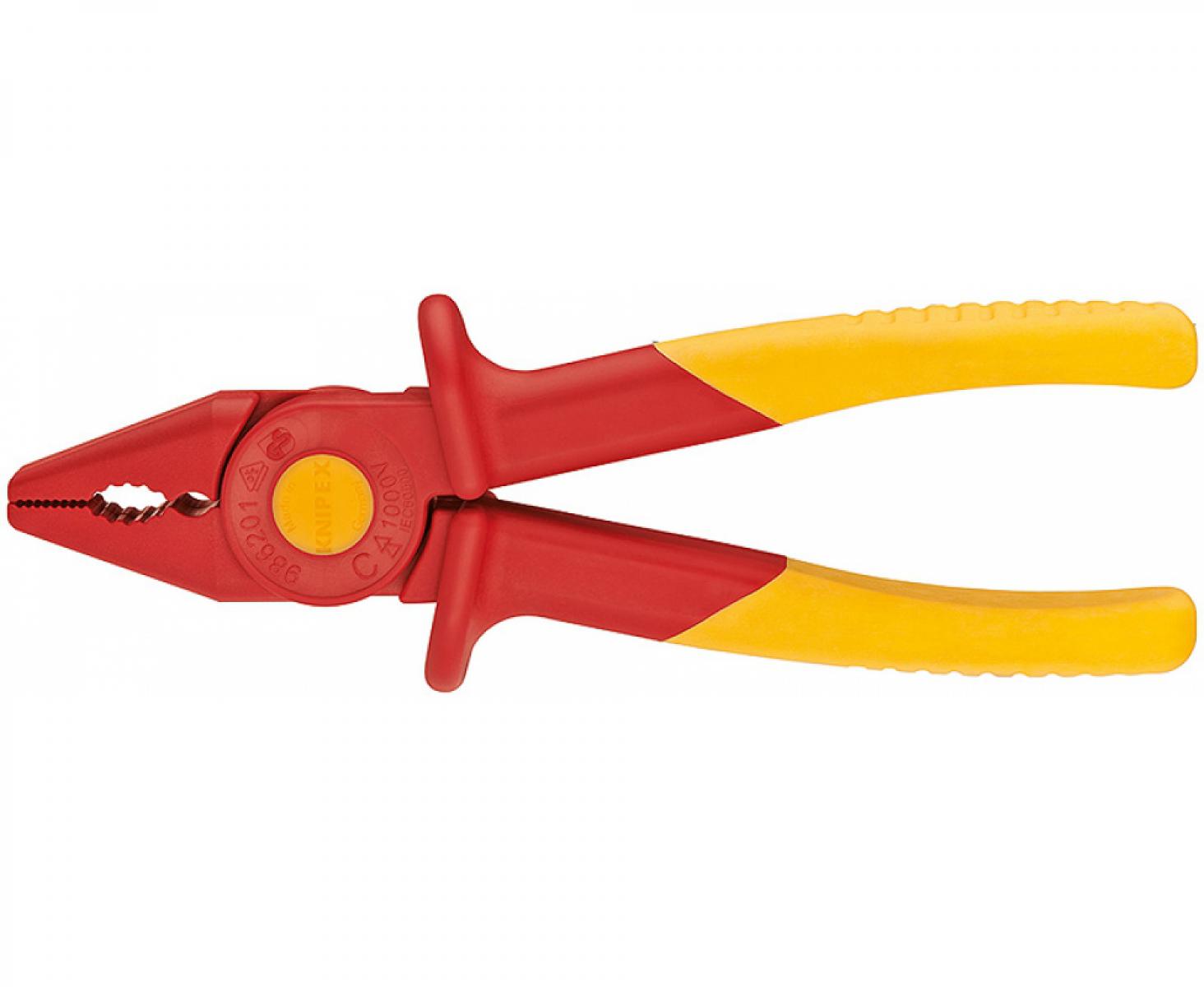 Захватные плоскогубцы из пластмассы изолированные VDE Knipex KN-986201