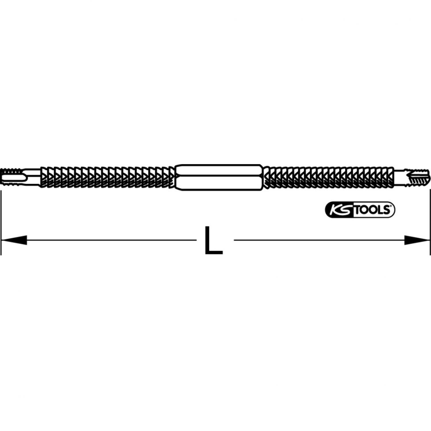 картинка Напильник для восстановления резьбы, метрический, 230 мм от магазина "Элит-инструмент"