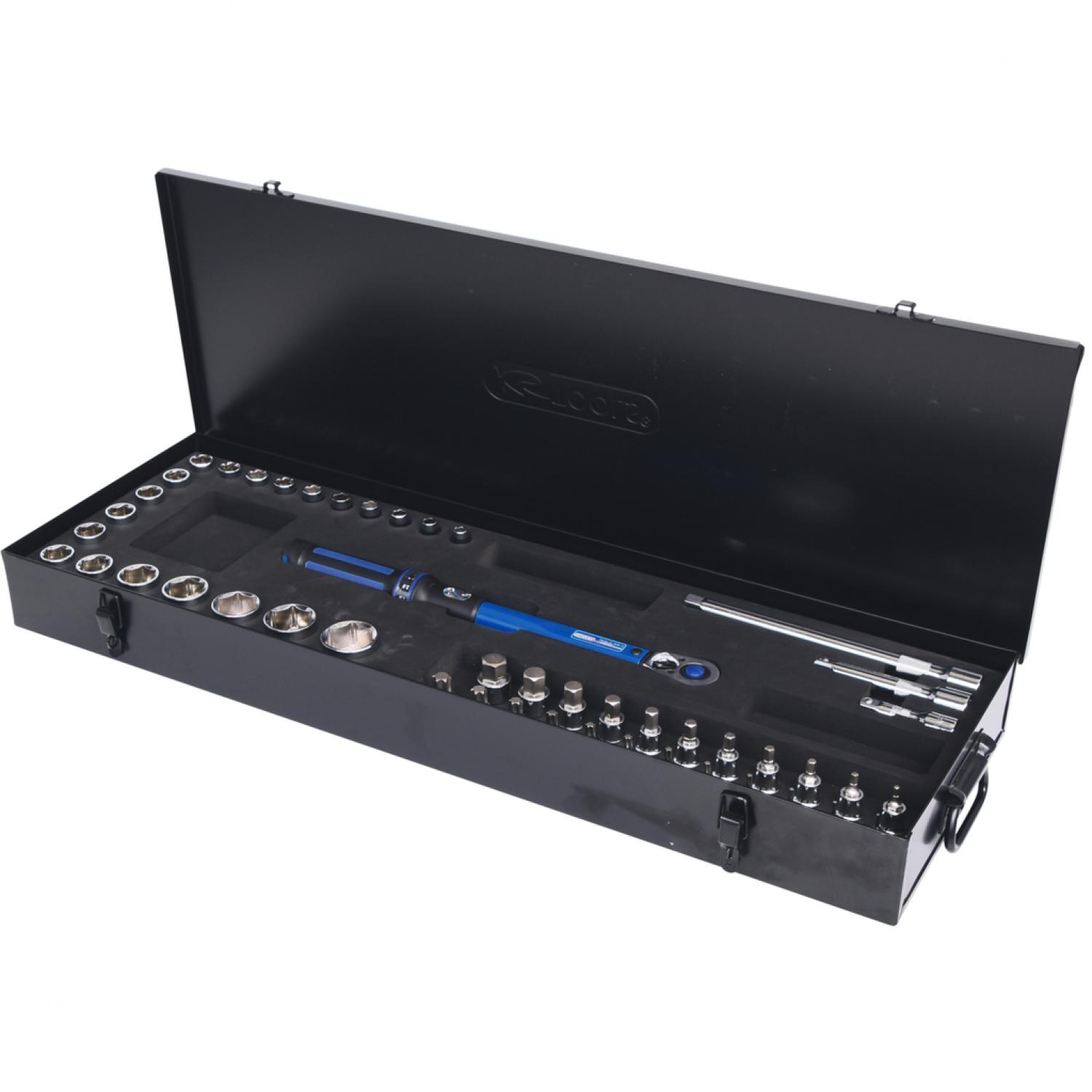 картинка Комплект динамометрических ключей ERGOTORQUE®precision 1/2'' с трещоткой, 20-100 Нм, 48 шт KSTools 516.1535 от магазина "Элит-инструмент"