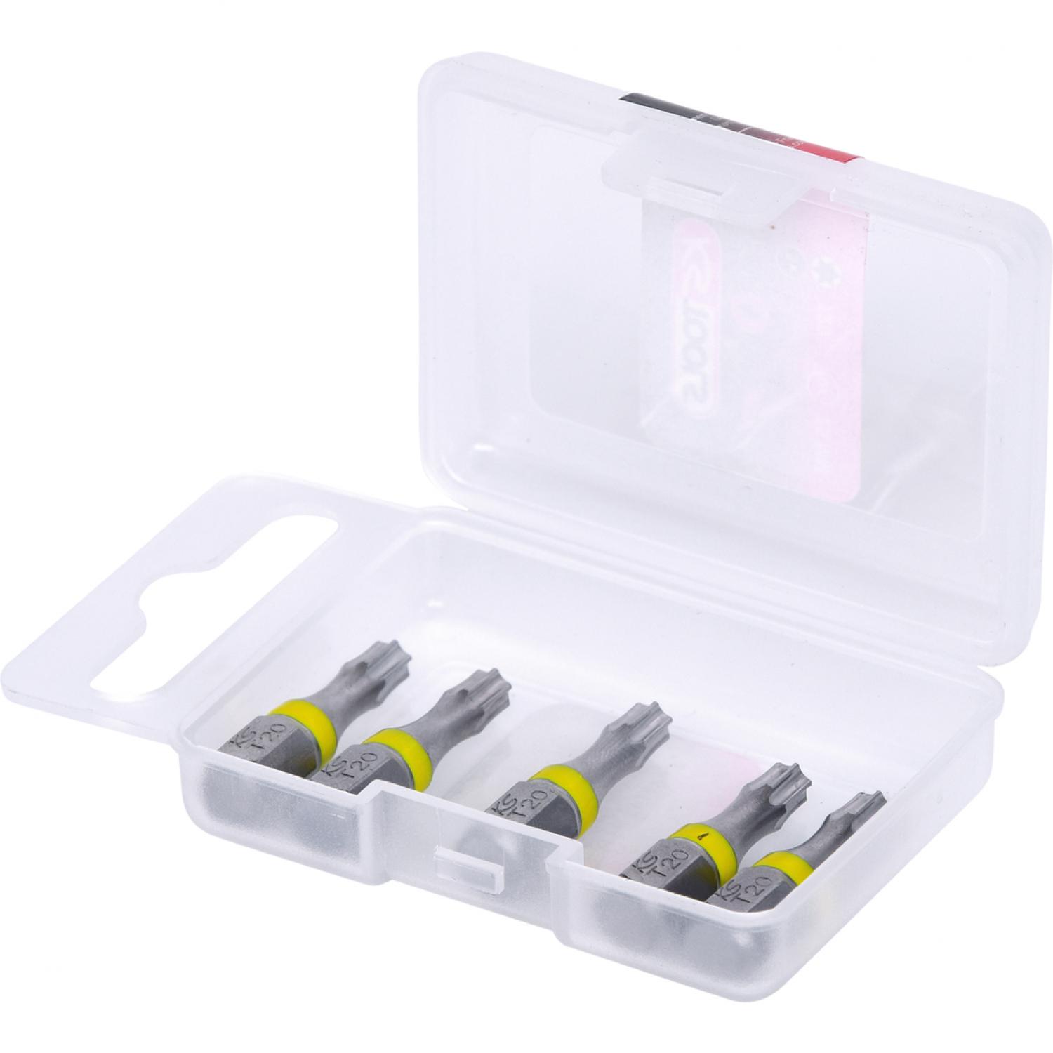 картинка Бит TORSIONpower 1/4" с профилем Torx, 25 мм, Т20, 5 шт в упаковке от магазина "Элит-инструмент"