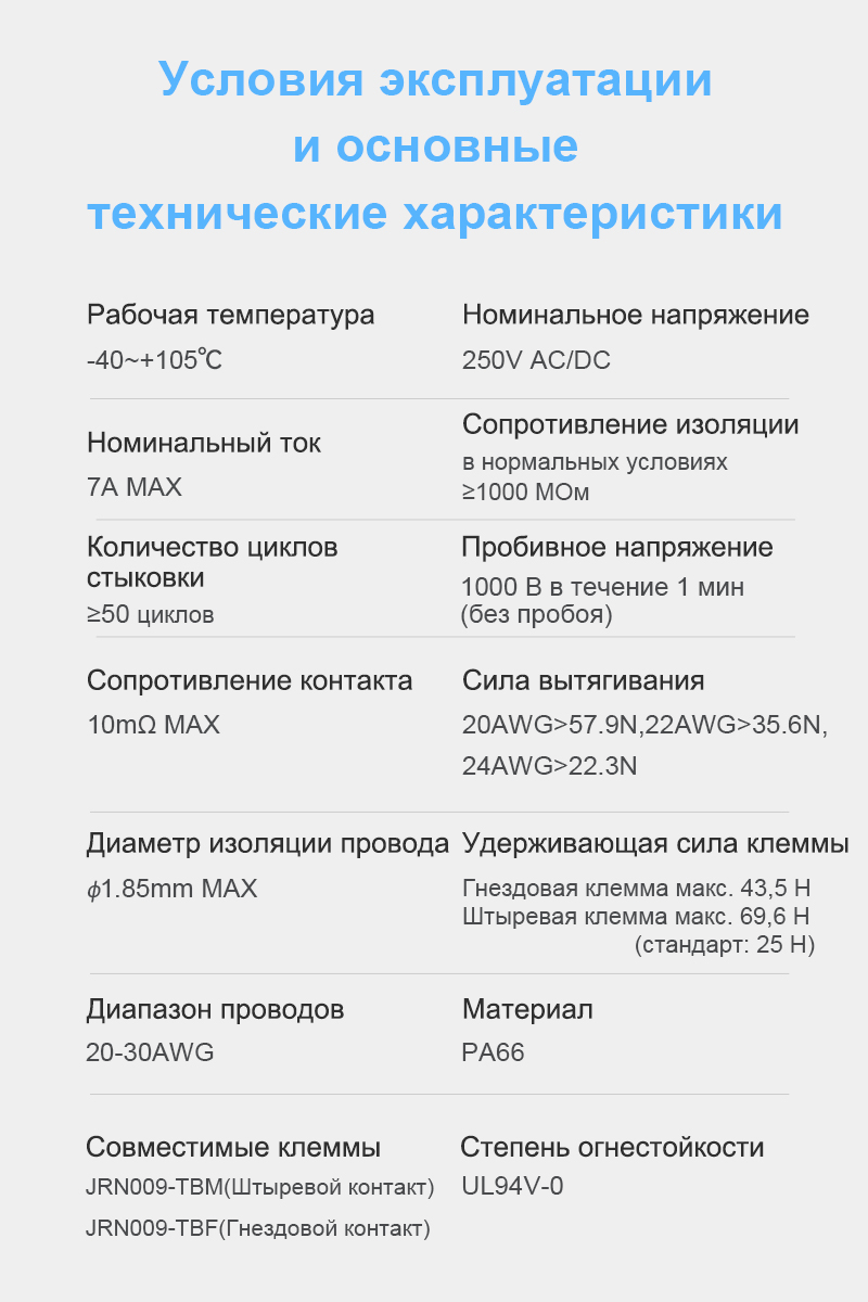 картинка JRready JRN009-HF-2x04P-V0 Разъём от магазина "Элит-инструмент"