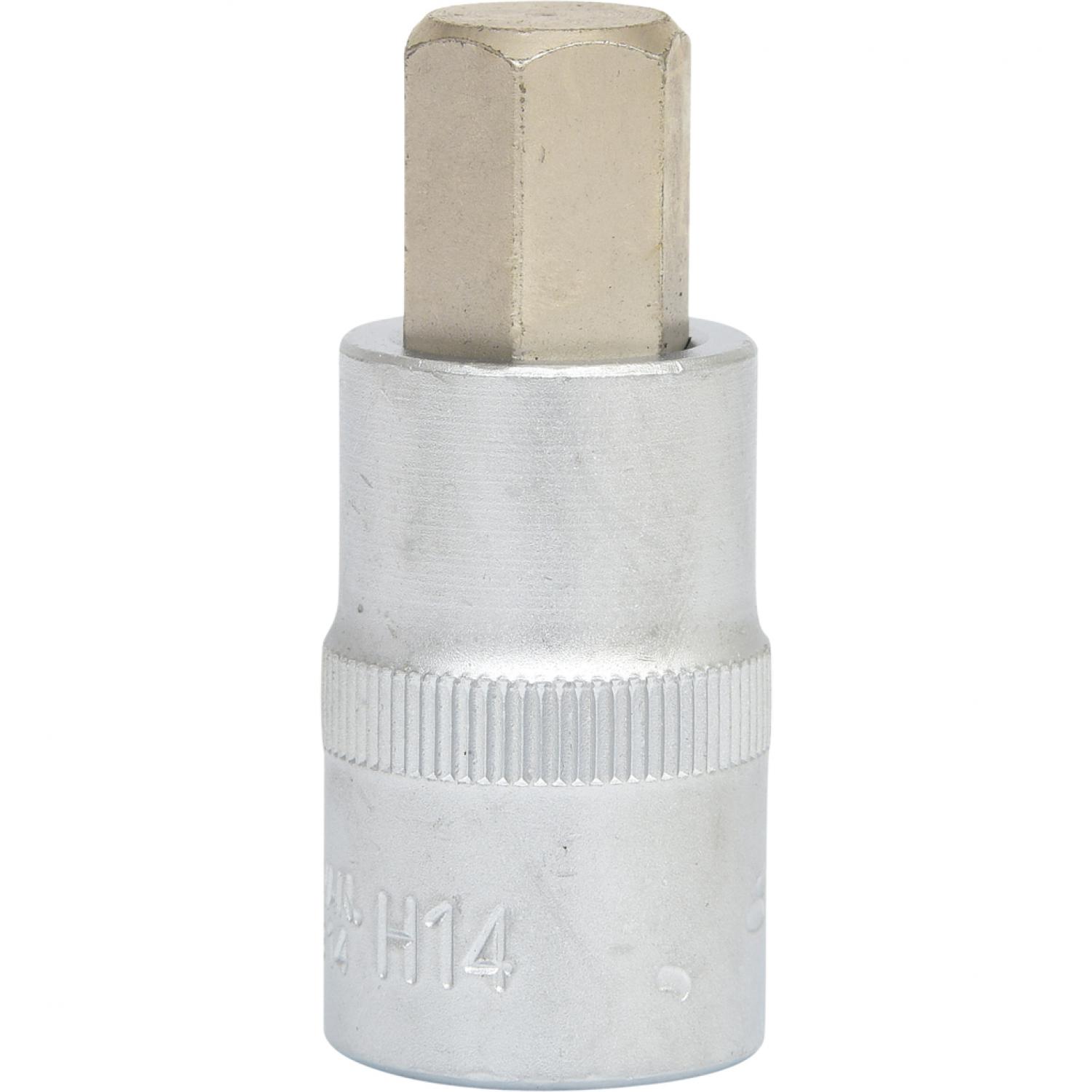 картинка Торцовая головка с битом 1/2" с внутренним шестигранником, короткая, 14 мм от магазина "Элит-инструмент"